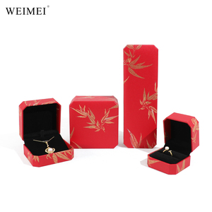 Caja de Regalo de Anillo de Papel de Lujo Personalizada WEIMEI, Caja de Joyería de Alta Gama para Anillos, Colgantes, Pulseras y Collares - Product Image 4