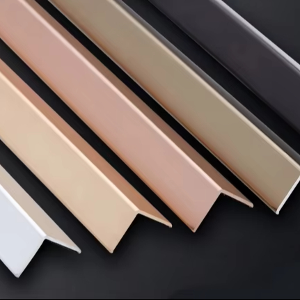 Coavoo (4Pcs/Pack) 90 Degree Aluminium Angle Trim Extruded Aluminium Corner Wall Edge Protector (20mm X 20mm X 1.5mm) Long 450mm - View #3