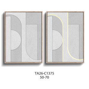 Arte Murale Testurizzata, Opera d'Arte Astratta in Gesso Fatta a Mano, Quadro Incorniciato, Dipinto per Arredamento Casa - Product Image 3