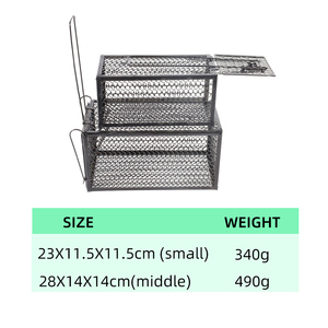 Piège à souris sans cruauté pour rat, <span class=keywords><strong>cage</strong></span> pour petits rongeurs, piège à souris pour rat facile à attraper et à libérer - Product Image 2