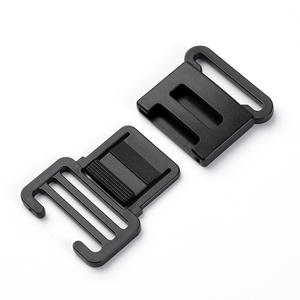 Boucle en plastique noire réglable de 30 mm pour sangle de sac à dos, accessoire de fixation - Product Image 2