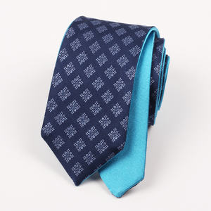 أحدث ربطات عنق اختيارية متعددة الألوان مصنوعة يدوياً من الحرير على الوجهين لرجال الأعمال والرجال - Product Image 5