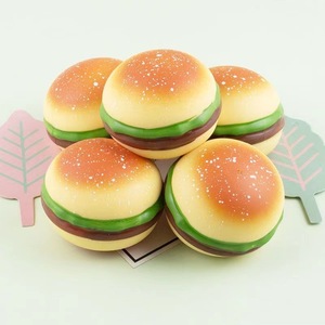 Juguete Antiestrés Creativo de Hamburguesa sin Comprimir, Nuevo y Único, Mini Juguete Divertido para Moldear, Juguete de Hamburguesa de Simulación - Product Image 4