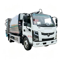 Nouveau véhicule sanitaire à énergie nouvelle 10 m³ électrique 4x2 automatique à chargement arrière, compacteur de déchets, camion de collecte des ordures