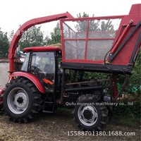 Moissonneuse-batteuse automotrice sur chenilles pour ensilage, avec moteur et surveillance à distance entièrement automatiques, capacité de 80 kg