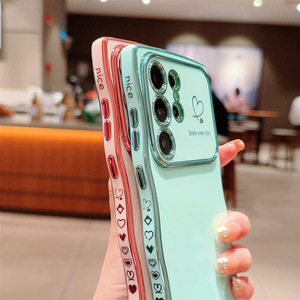 Cover Posteriore in TPU con Cornice Ondulata Elettroplaccata, Custodia Monocolore Antiurto per <span class=keywords><strong>Samsung</strong></span> S26 25 24 Ultra S26 Edge 25 24 Plus - Product Image 5