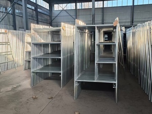 Chất lượng cao Q235 mạ kẽm h-khung Thang giàn giáo hệ thống phong cách thiết kế hiện đại cho xây dựng xây dựng - Product Image 4