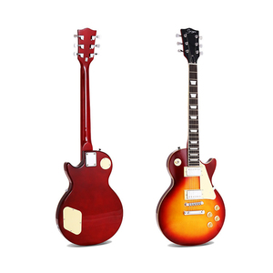 Chitarra Elettrica Classica <span class=keywords><strong>Les</strong></span> <span class=keywords><strong>Paul</strong></span> L-G9, Corpo in Pioppo Massiccio, 22 Tasti, Doppi Humbucker, Opzione 3 Colori - Product Image 3
