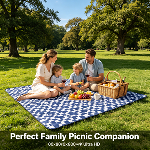 Matelas de camping et pique-nique d'extérieur - Matelas de <span class=keywords><strong>plage</strong></span> pliable extra large, imperméable, durable, anti-humidité, procédé ultrasonique - Product Image 4