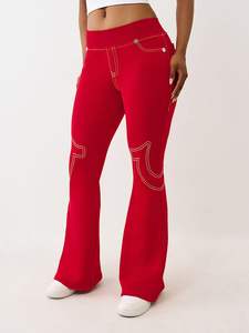 Pantalones de Mujer 2025, Nuevos, Elegantes, de Tela de Doble Cara, Estilo Vintage, Cintura Alta Elástica, Ajustados, Transpirables - Product Image 2