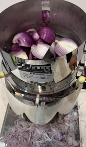 Cortadora de Verduras Eléctrica Multifuncional de Acero Inoxidable, Procesador de Alimentos de Alta Eficiencia, Planta Procesadora de Verduras Moradas - Product Image 5