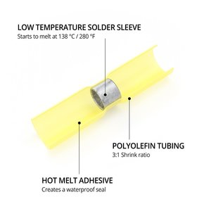 <span class=keywords><strong>Manchon</strong></span> de sertissage thermorétractable <span class=keywords><strong>électrique</strong></span> haute résistance pour connexion de fils, fourni par Deem Factory - Product Image 3