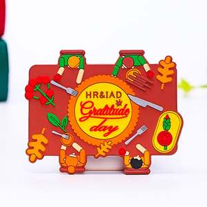 Imanes de nevera promocionales personalizados con forma y tamaño a medida, modernos, para el regreso a clases, con material de PVC para souvenirs - Product Image 1