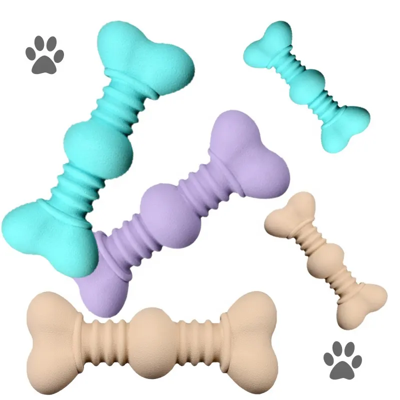 人気のおもちゃ2023骨ゴム歯ブラシスティック犬用ペット噛むゴム噛むおもちゃスポットボーンベーコンペットおもちゃ大