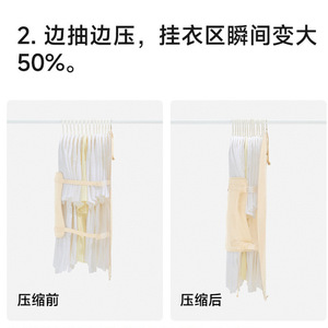 Clothing Organizer Storage <b>Bag</b> Rectangle Non Woven Fabric Dustproof Moisture Proof Portable Bedroom Storage <b>Foldable</b> - Product Image 5