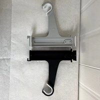Accessoires de tringle à rideaux en alliage d'aluminium non perforé, durables, style campagnard français, sans perforation, couleur et taille personnalisables