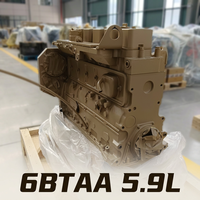 Motor Diésel Cummins Fabricado en China, Bloque Largo 6BTAA5.9, Arranque Eléctrico, Refrigerado por Agua, para Maquinaria de Ingeniería