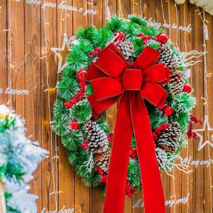 Cinta roja de Navidad para decoraciones de árboles de Navidad, envoltura de regalos, guirnaldas para fiestas de boda, corona de Navidad y manualidades DIY - Product Image 2