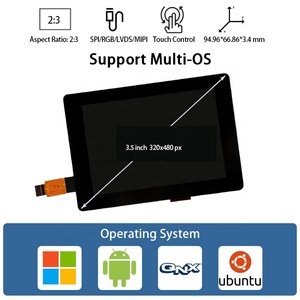 Yunlea 3.5 inch Kích thước nhỏ <span class=keywords><strong>320</strong></span>*480 RGB SPI mipi 300 nits TFT màn hình cảm ứng Bảng điều chỉnh <span class=keywords><strong>LCD</strong></span> module hiển thị - Product Image 3