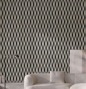 Système de grille linéaire en MDF sur mesure, panneau mural acoustique ignifuge B2, <span class=keywords><strong>d</strong></span>écoration moderne pour salon, hôtel de luxe, hall <span class=keywords><strong>d</strong></span>'entrée - Product Image 5