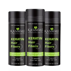 Wholesale men women black real hair fibers applicator spray for thinning hair, thicker thickening hair building fiber