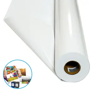 Fabrieksprijs Pp Papierrol Eco Oplosmiddel Afdrukken Pp Synthetische Papierrol Inkjet Indoor Reclamemateriaal Synthetisch Pp-Papier