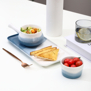 Ciotole in Ceramica Ecologiche per <span class=keywords><strong>Colazione</strong></span> e Cena, Adatte per Feste, con Ciotola Sicura per Torte e Dessert - Product Image 5