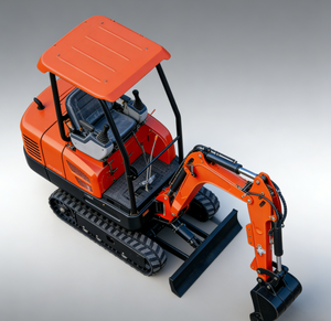 מחפר זחלי קטן במיוחד 1.5 טון 1.8 טון, דגם Strong Power Bagger Machine E/EPA Euro 5,  לשימוש בחללים צרים. - Product Image 6