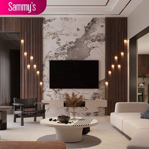 Mobile TV <span class=keywords><strong>Moderno</strong></span> in Legno con Vetrina e Anta Scorrevole per <span class=keywords><strong>Soggiorno</strong></span> e Camera da Letto - Arredamento Ecologico - Product Image 2