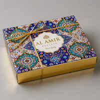 Boîte à baklava personnalisée de luxe avec logo |   Boîte cadeau rigide à fermeture magnétique de qualité supérieure |   Confiserie haut de gamme en gros
