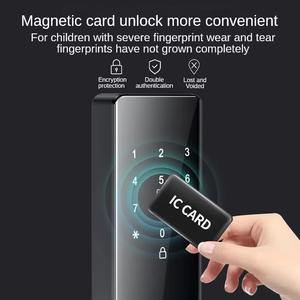 Cerradura Inteligente para Puerta Exterior Tuya, Compatible con 9 Idiomas, Contraseña, Huella Dactilar, Cerradura Eléctrica Inteligente para Puerta Principal - Product Image 6