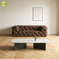 Reddeboo nouveau canapé Design tufté classique ensemble de canapé Chesterfield en velours de luxe pour meubles de salon canapé moderne R339