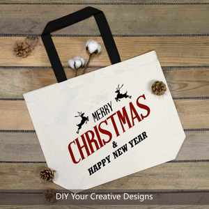 Custom Diy Your Creative Design Grocery Shopping <b>Large</b> Recycled Tote Canvas Cotton <b>Bag</b> With Magnetic Clasp - Product Image 4