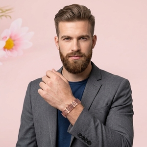 Braccialetto Terapeutico in Rame Puro al 99,99% con Terapia Magnetica, Bracciale Energetico Bio per Uomo, Braccialetto per la Salute e il Benessere, Moda - Product Image 3