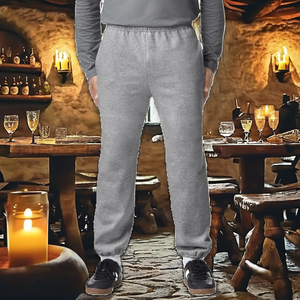 Pantalones de Disfraz de Pirata para Hombre, Estilo Renacentista Medieval Gótico, de Lino/Algodón, con Cierre de Cordón, Bolsillos, Talla Grande 3XL - Product Image 3
