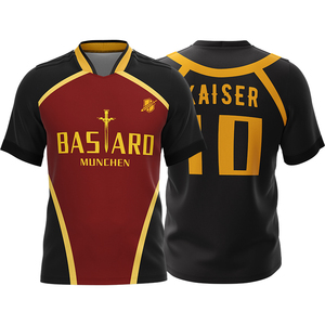 Set Personalizzato di Maglie da <span class=keywords><strong>Calcio</strong></span> Traspiranti con Trasferimento Termico, Logo, Nome e Numero Stampati, Maglietta da <span class=keywords><strong>Calcio</strong></span> <span class=keywords><strong>Personalizzata</strong></span> per Allenamento e Partite di Squadra - Product Image 2