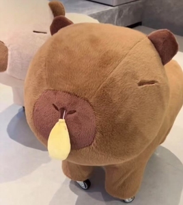 Tabouret avec poulie <span class=keywords><strong>sans</strong></span> <span class=keywords><strong>marque</strong></span> Tabouret capybara en peluche - Product Image 3