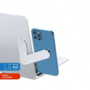 Support d'extension double écran pour téléphone portable et ordinateur, en alliage d'aluminium, magnétique latéral pour ordinateur portable, gadget USB portable en métal - Product Image 1