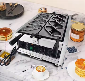 Nueva Máquina Comercial para Hacer Waffles Eléctrica de Acero Inoxidable con Forma de Zapato, 4 Piezas, con 1 Año de Garantía, 19 kg, Portátil y Fácil de Usar - Product Image 6
