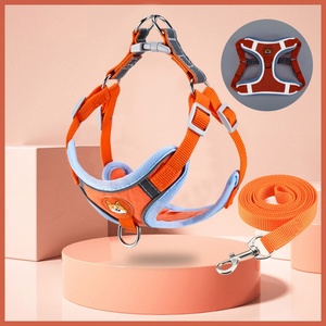 Arnés y <span class=keywords><strong>Correa</strong></span> <span class=keywords><strong>para</strong></span> <span class=keywords><strong>Perros</strong></span> con Diseño Reflectante Tipo Chaleco, <span class=keywords><strong>para</strong></span> <span class=keywords><strong>Perros</strong></span> Pequeños y Medianos, con Logotipo Personalizado, Venta al Por Mayor - Product Image 2