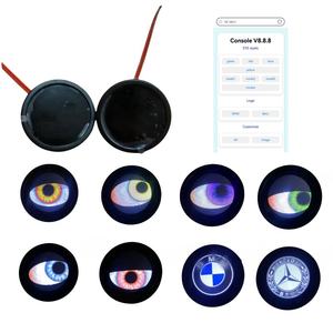 8 modelo de Ojos de demonio LED accesorios de luz de coche multicolor parpadeante dinámico ojos del diablo nueva condición - Product Image 2