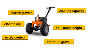 Remolque eléctrico de 2800 libras, remolque con <span class=keywords><strong>motor</strong></span> ajustable, remolque Dolly resistente, caravana, remolque Dolly con bola de 2" - Product Image 5