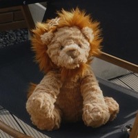 Peluche Lion Jelly Cat à crinière ondulée, poupée animalière, peluche de confort pour bébé, rembourrage en coton PP extra doux, cadeau d'anniversaire, tissu super doux