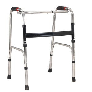 Minghui Aluminum Alloy Single Bend <b>Walker</b> Stainless Steel Foldable Walking Aid For <b>Elderly</b> Rehabilitation Support - Product Image 2