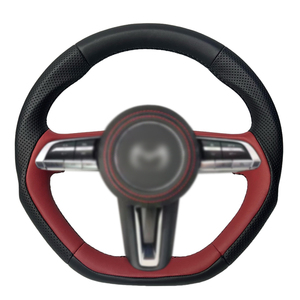 Volante Universal de cuero deportivo personalizado para Mazda 3 Axela <span class=keywords><strong>CX3</strong></span> CX5 2019-<span class=keywords><strong>2020</strong></span>, el último volante de Mazda - Product Image 2