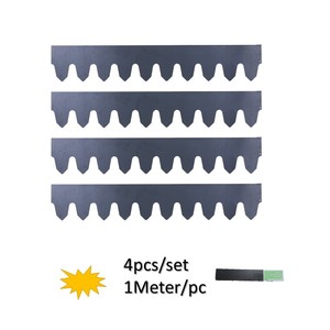 <strong>Garden</strong> Powder Coating Cast Iron <strong>Metal</strong> Black Rusty Lawn <strong>Edger</strong> Landscape Grass Edging <strong>Metal</strong> <strong>Garden</strong> Fence - Product Image 4