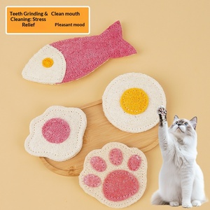 ของเล่นแมว <span class=keywords><strong>ลูก</strong></span>บอลใยบวบทำความสะอาดฟัน ช่วยบรรเทาความเครียด ไม้ล่อแมวแบบอัตโนมัติ ทนทานต่อการกัด เหมาะสำหรับแมวหลายตัว - Product Image 3