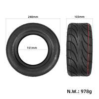 Pneu tubeless 10*4.00-6 pour scooter Citycoco, karts, ATV, quad, MX60, pneu 10X4.00-6, mini moto, pneu de route pour ville