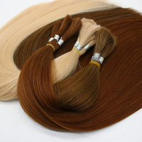 Cheveux bruts non traités usine en gros naturel vierge 100% humain Remy Extension de cheveux cuticule alignée cheveux en vrac en vrac