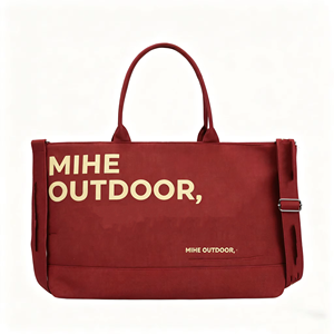 Borsa Tote in Tela Personalizzata di Nuova Tendenza, Grande Capacità, Resistente, Monocolore, Borsa a Tracolla <span class=keywords><strong>da</strong></span> Viaggio per <span class=keywords><strong>Donne</strong></span> - Product Image 3